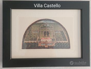 Stampe vintage in cornice 13x18 Ville Medicee 