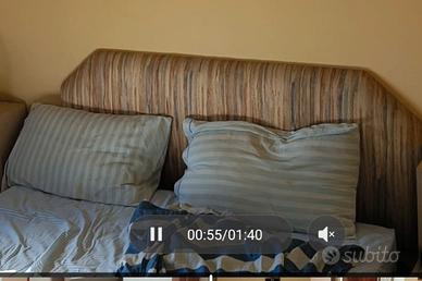 testiera letto, rete  materasso