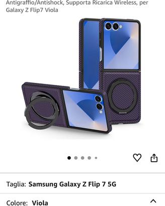 Custodia per Samsung Z Flip 7