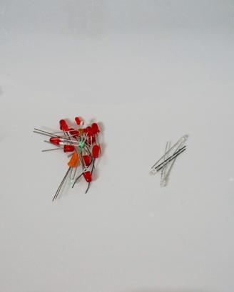 Diodi LED da 3mm 5mm a luce verde rossa blu bianca