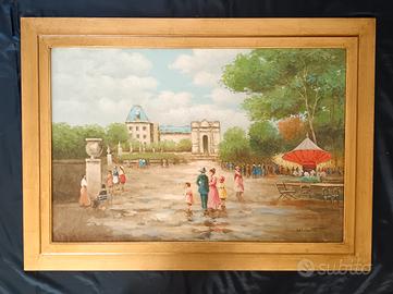 Judd Gallet dipinto olio su tela 