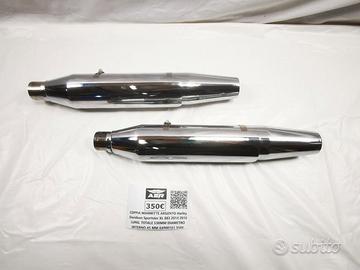 COPPIA MARMITTE HARLEY DAVIDSON SPORTSTER XL 883 2