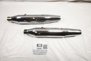 COPPIA MARMITTE HARLEY DAVIDSON SPORTSTER XL 883 2