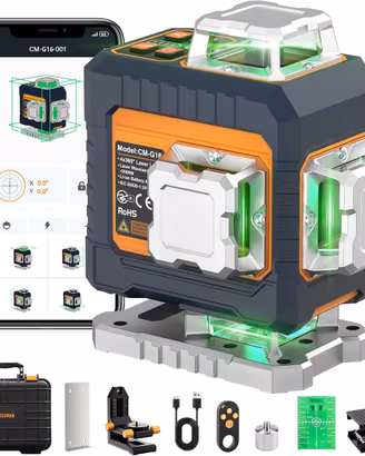 Livella Laser 4x360° Autolivellante,  NUOVA