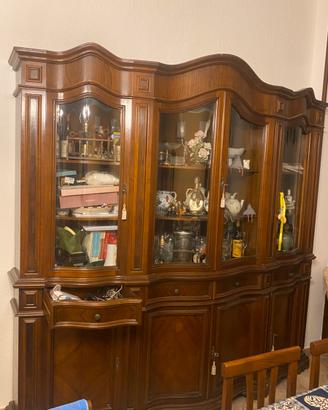 Prestigiosa credenza 4 ante e vetro