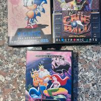 3 giochi originali Sega Mega Drive