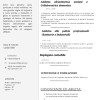 Addetta pulizie / Assistenza anziani.Solo mattina