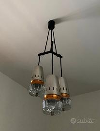 Lampadario modernariato vintage