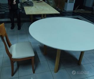 20 tavoli rotondi diametro 120 cm 6 posti