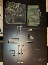 Korda Singlez inox set completo + accessori