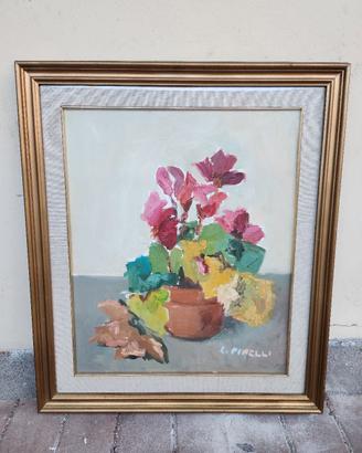 Quadro vaso di fiori di Luciano Pinelli