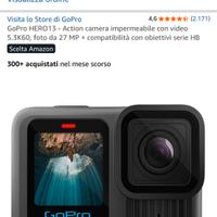 GoPro HERO13 - Setup Diving 30m completo