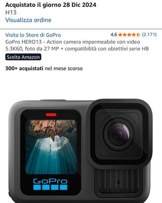GoPro HERO13 - Setup Diving 30m completo