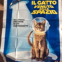 MOVIE POSTER 2X1.40 M DISNEY anni '60 "IL GATTO ..