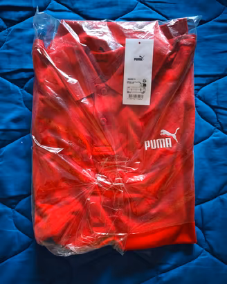 Polo Puma Rossa essential n. 1 Logo pique - L