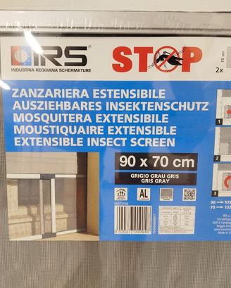 zanzariera estensibile  90x70 IRS