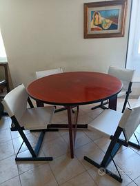 Set 4 sedie design Piero De Martini per Cassina