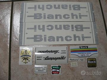 Serie adesivi per rifacimento Bianchi Rekord 746