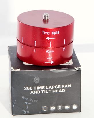 Testa Time Lapse con Panoramica a 360° e Tilt