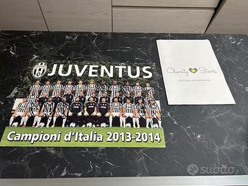 Cartonato Juventus autografato autentico
