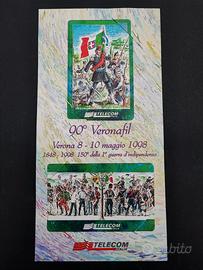 Folder Italia Veronafil 1998 + 2 schede telefonich