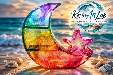 Portaoggetti, Contenitore in resina 🌜🌟