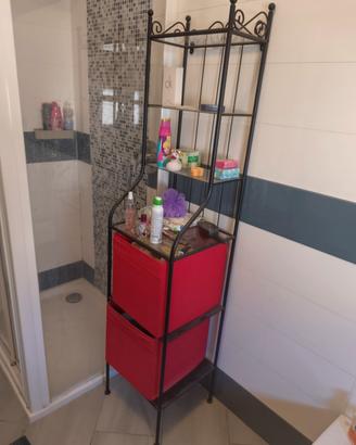 Mobile bagno etagere nero Ikea mod. Ronnskarr