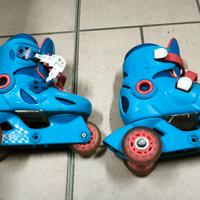 Pattini in linea e facilitati per bambini