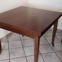 Tavolo allungabile a libro 90x90cm a 180x90