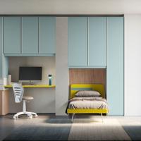 ARMADIO A PONTE CON LETTO +SCRIVANIA  COMPONIBILE