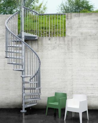 Scala a chiocciola per esterno