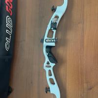 Arco SX olimpico HOYT, mirino SHIBUYA, ACCESSORI