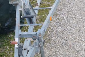 Carrello barca da cantiere