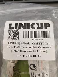 DIGITUS Connettore di Rete Cat 8 6 Pezzi