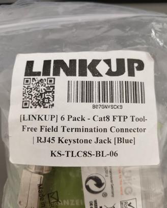 DIGITUS Connettore di Rete Cat 8 6 Pezzi