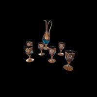 Decanter e calici Murano