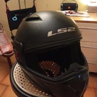 casco modulare Metro L52 nero opaco con kit 