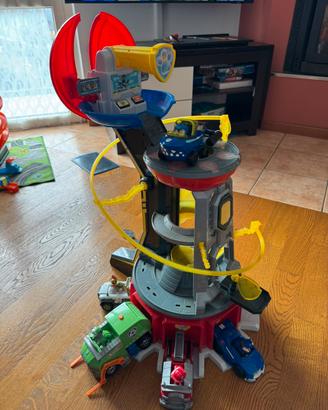 Quartir Generale Paw patrol con automezzi