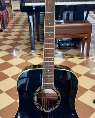IBANEZ PF15 Black CHITARRA ACUSTICA NERA