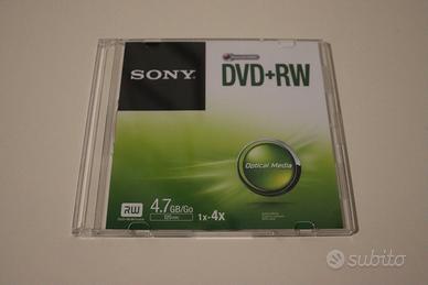 DVD+RW riscrivibile 4,7 Gb marca Sony