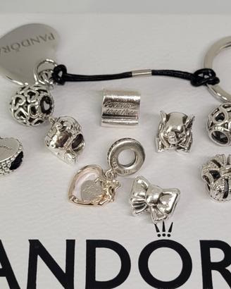 Set 9 Charm Pandora Originali 