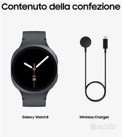 Samsung Galaxy Watch 8 - 44mm LTE/4G, NUOVO.