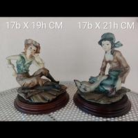 Lotto statuine artistiche in porcel di Capodimonte