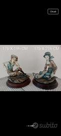 Lotto statuine artistiche in porcel di Capodimonte