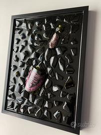 "Quadro Arte Resina Epoxy DOM PÉRIGNON Champagne