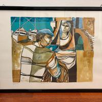 Litografia Acquarellata Lucio Ranucci