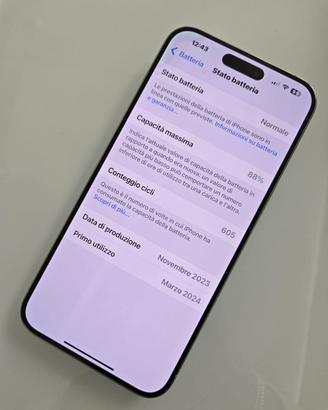 Iphone 15 pro max 256gb bianco expert