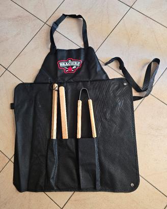 Set attrezzi barbecue BBQ