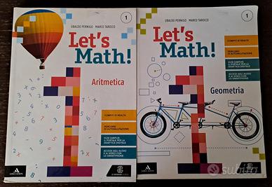 Libro di aritmetica e geometria Let's math vol. 1