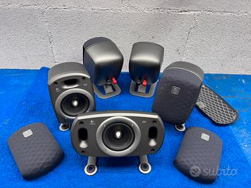 Logitech Z-680 diffusori satelliti surround atmos